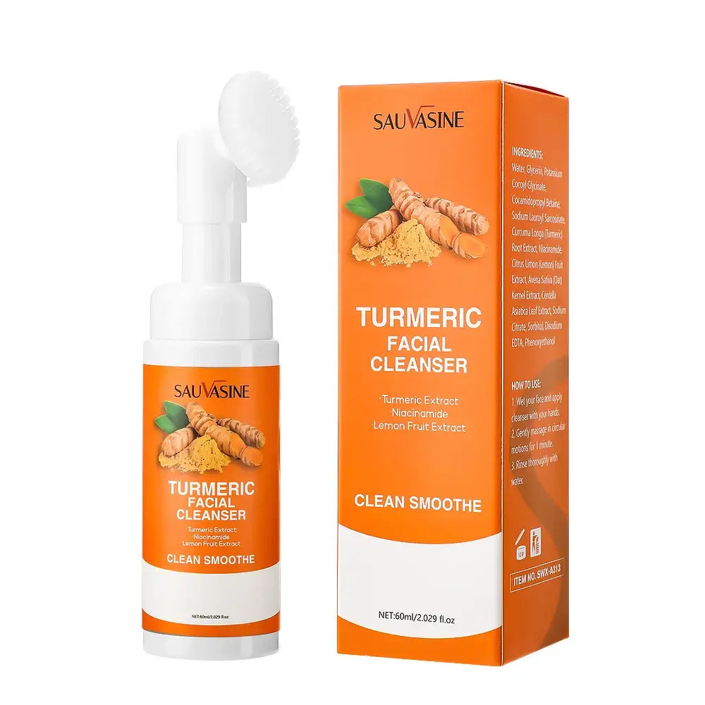 EDINA DAVIDA Turmeric Cleanser Foam with Brush