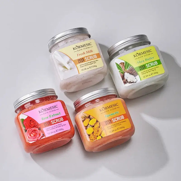 EDINA DAVIDA Turmeric Body Scrub – Milk & Rose