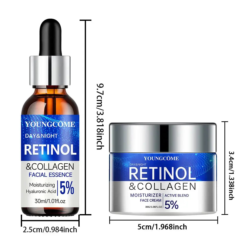 EDINA DAVIDA Retinol Cream & Serum Set – Anti-Aging